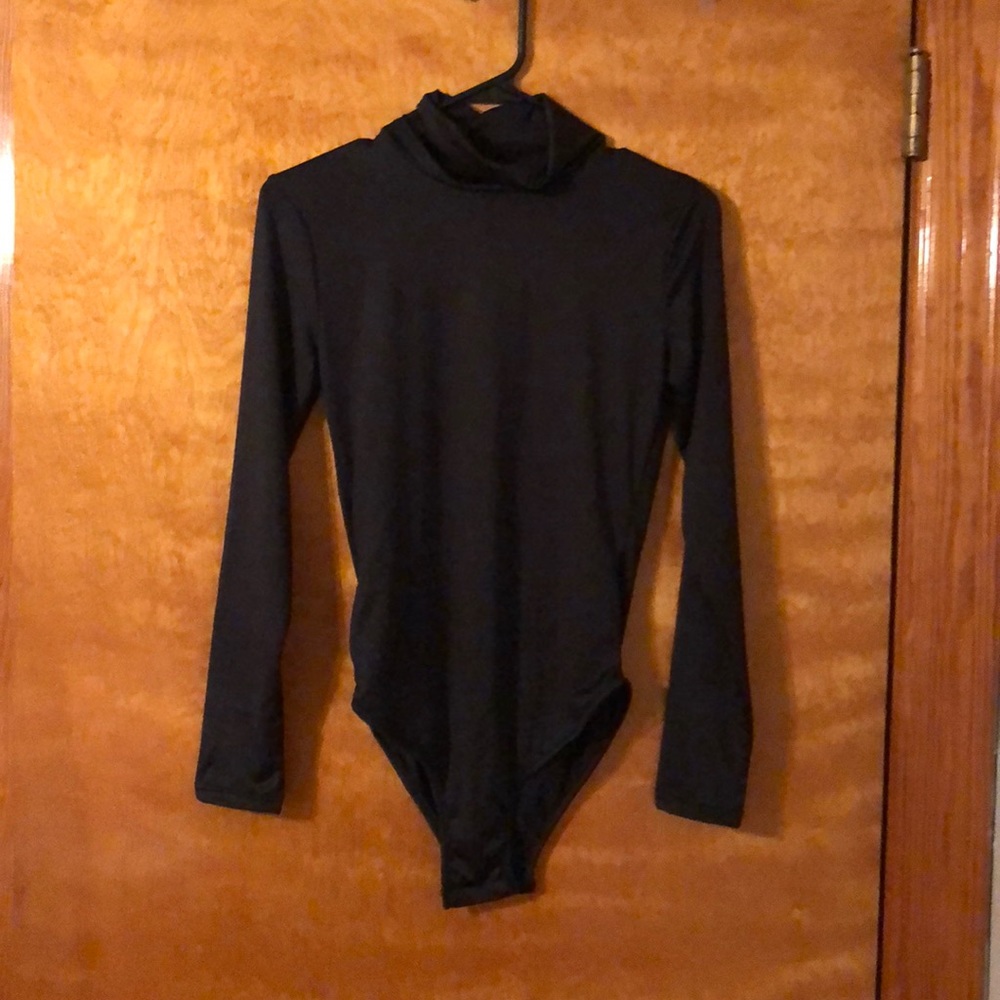 Turtle neck long sleeve bodysuit